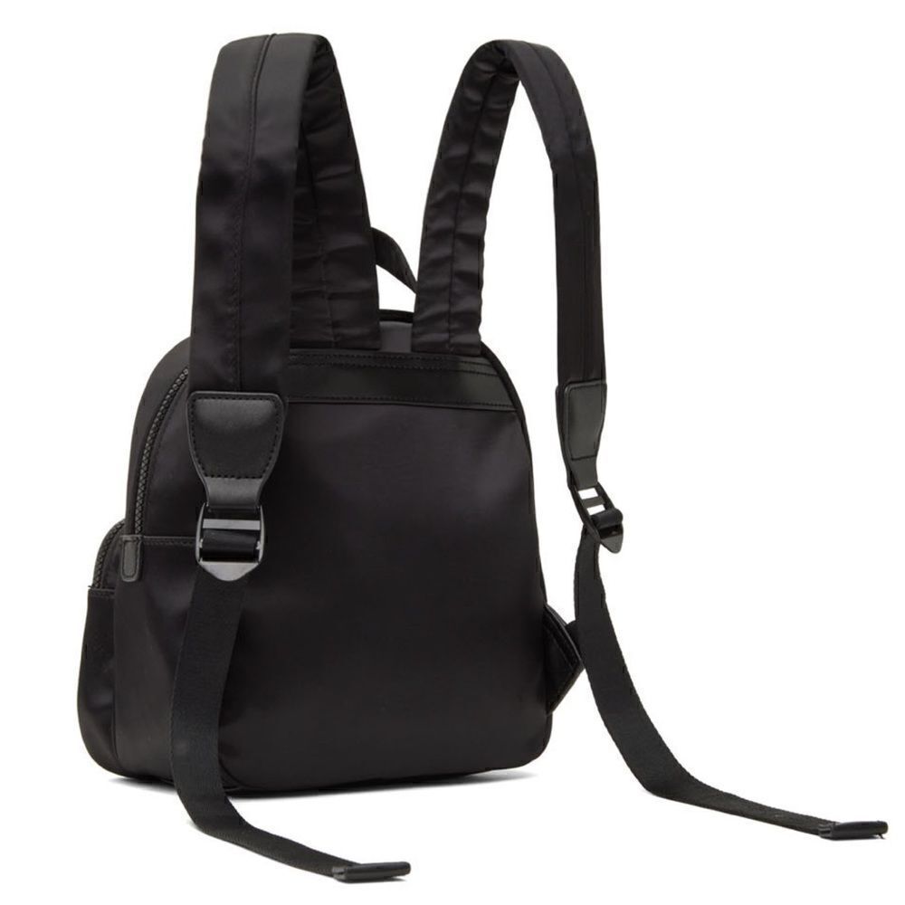 ⭕️ VERSACE JEANS Backpack Black Nylon Designer Logo - Picture 5 of 10